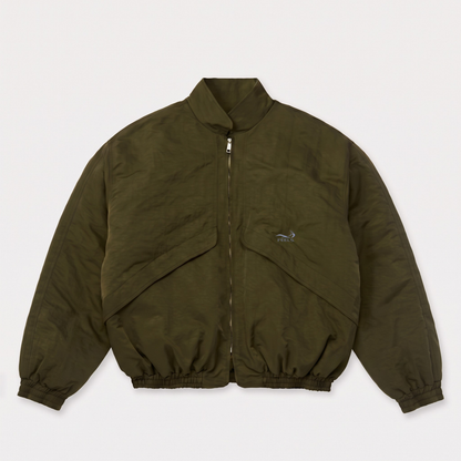 BAGGY BOMBER JACKET OLIVE