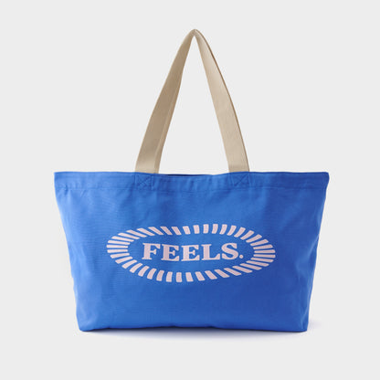 CANVAS TOTE BAG BLUE