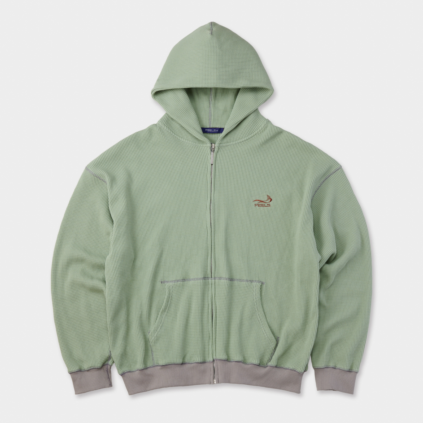 HEAVY THERMAL HOODIE PISTACHIO