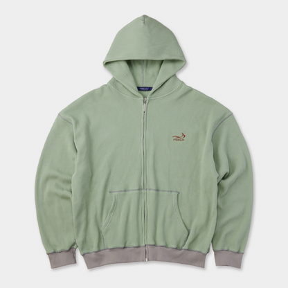 HEAVY THERMAL HOODIE PISTACHIO