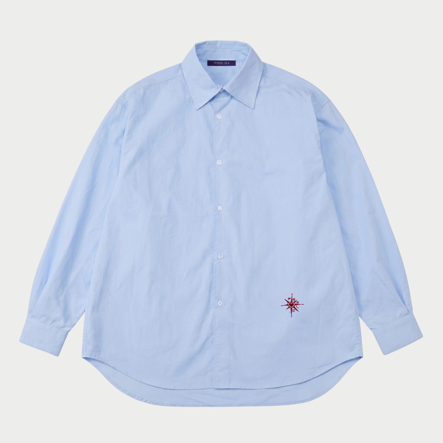 PURE COTTON SHIRT LIGHT BLUE