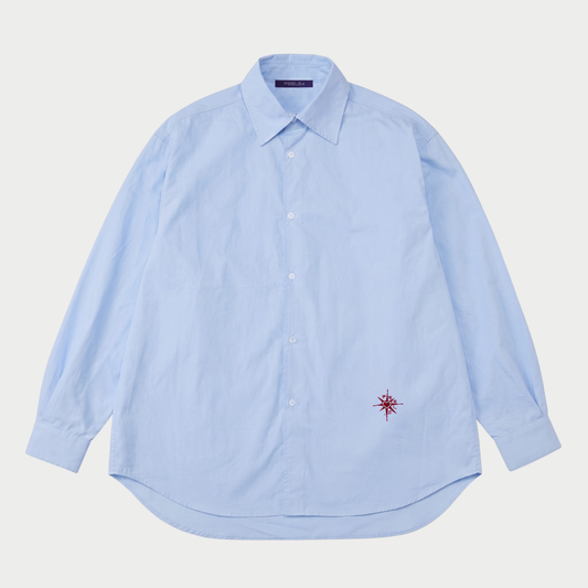 PURE COTTON SHIRT LIGHT BLUE