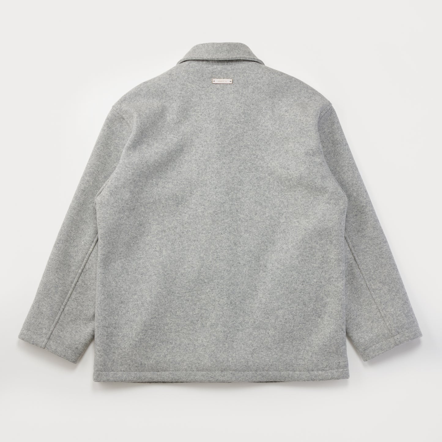 OVERSIZED WOOL COAT LIGHT GRAY