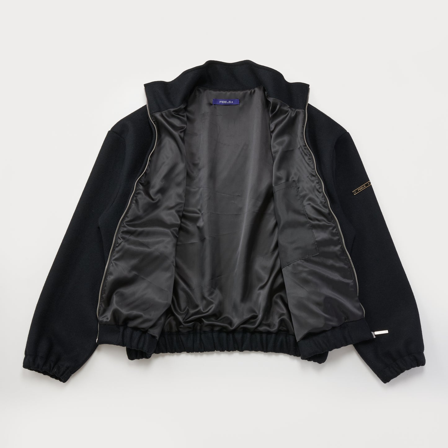 URBAN WOOL BLOUSON BLACK