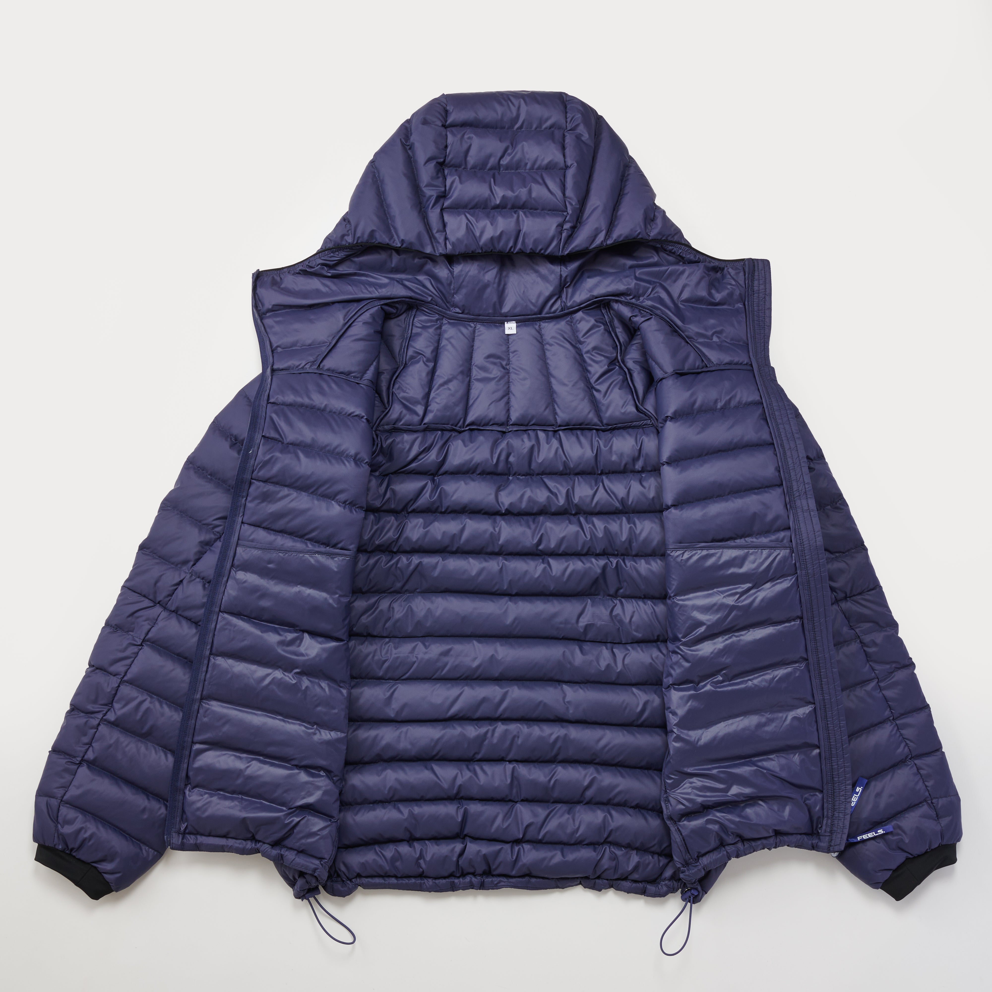 SHELL DOWN JACKET NAVY – FEELS.