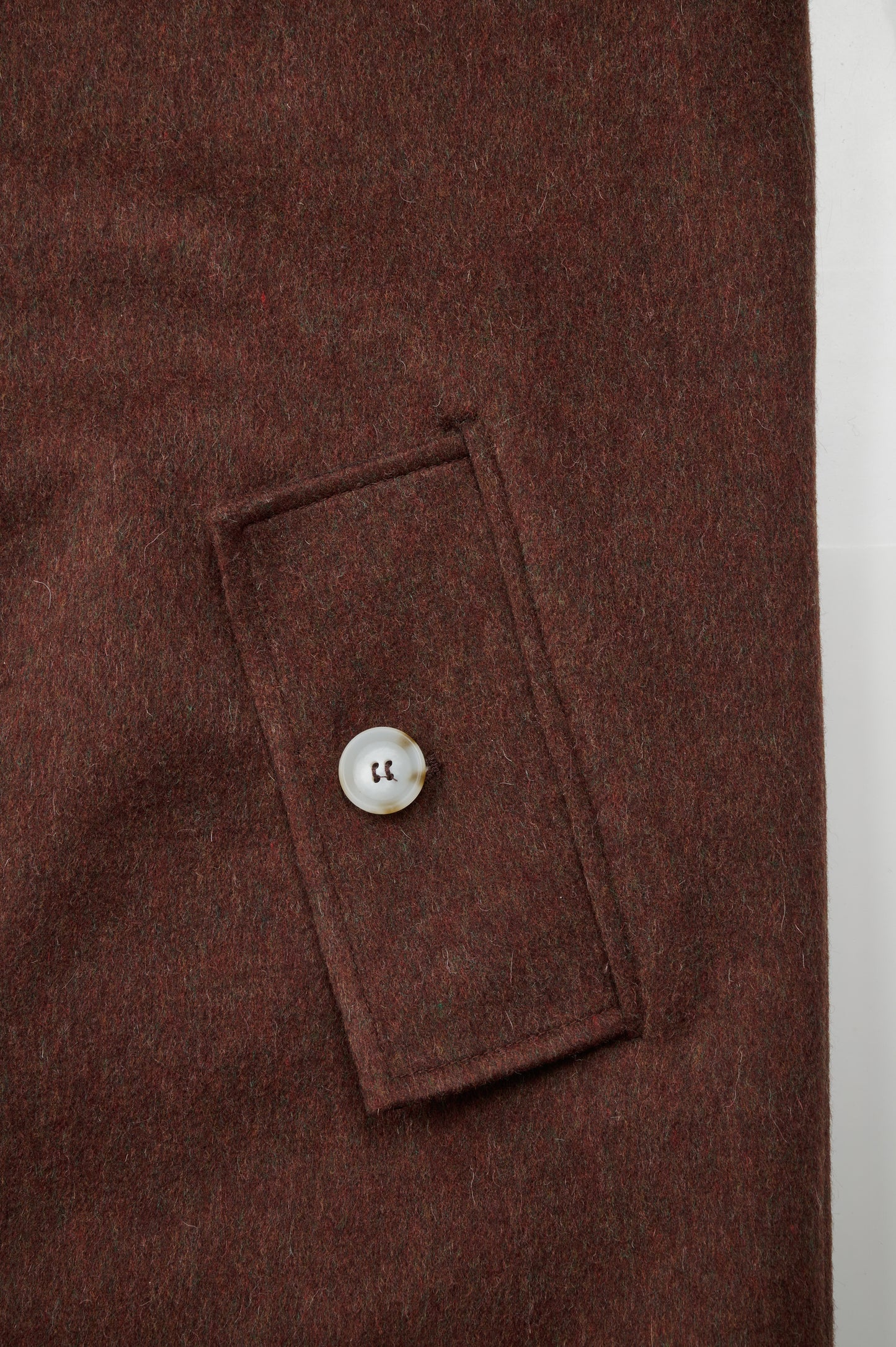 OVERSIZED WOOL COAT BROWN