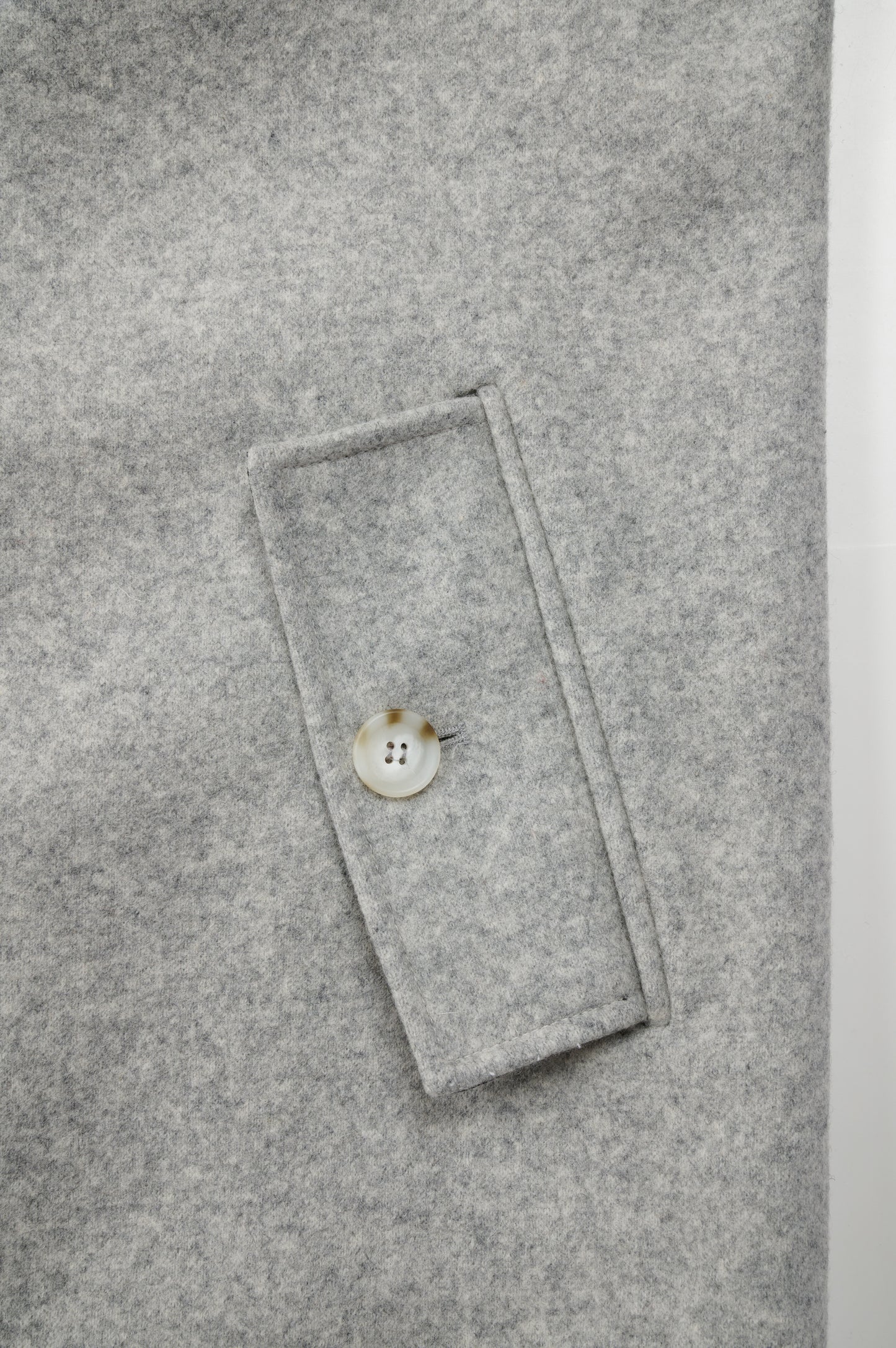 OVERSIZED WOOL COAT LIGHT GRAY