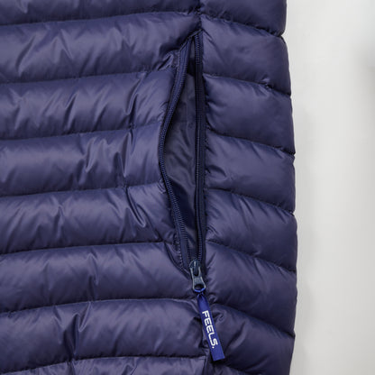 SHELL DOWN JACKET NAVY
