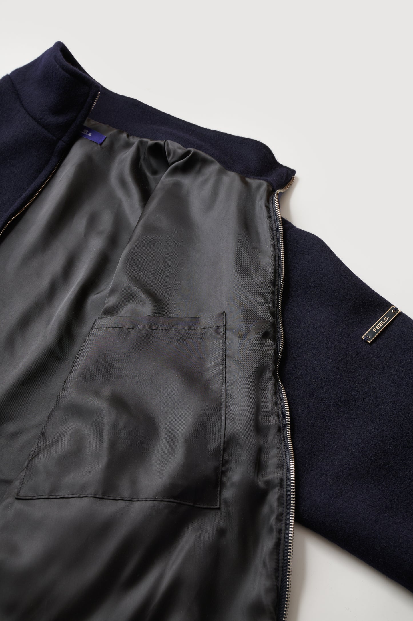 URBAN WOOL BLOUSON NAVY