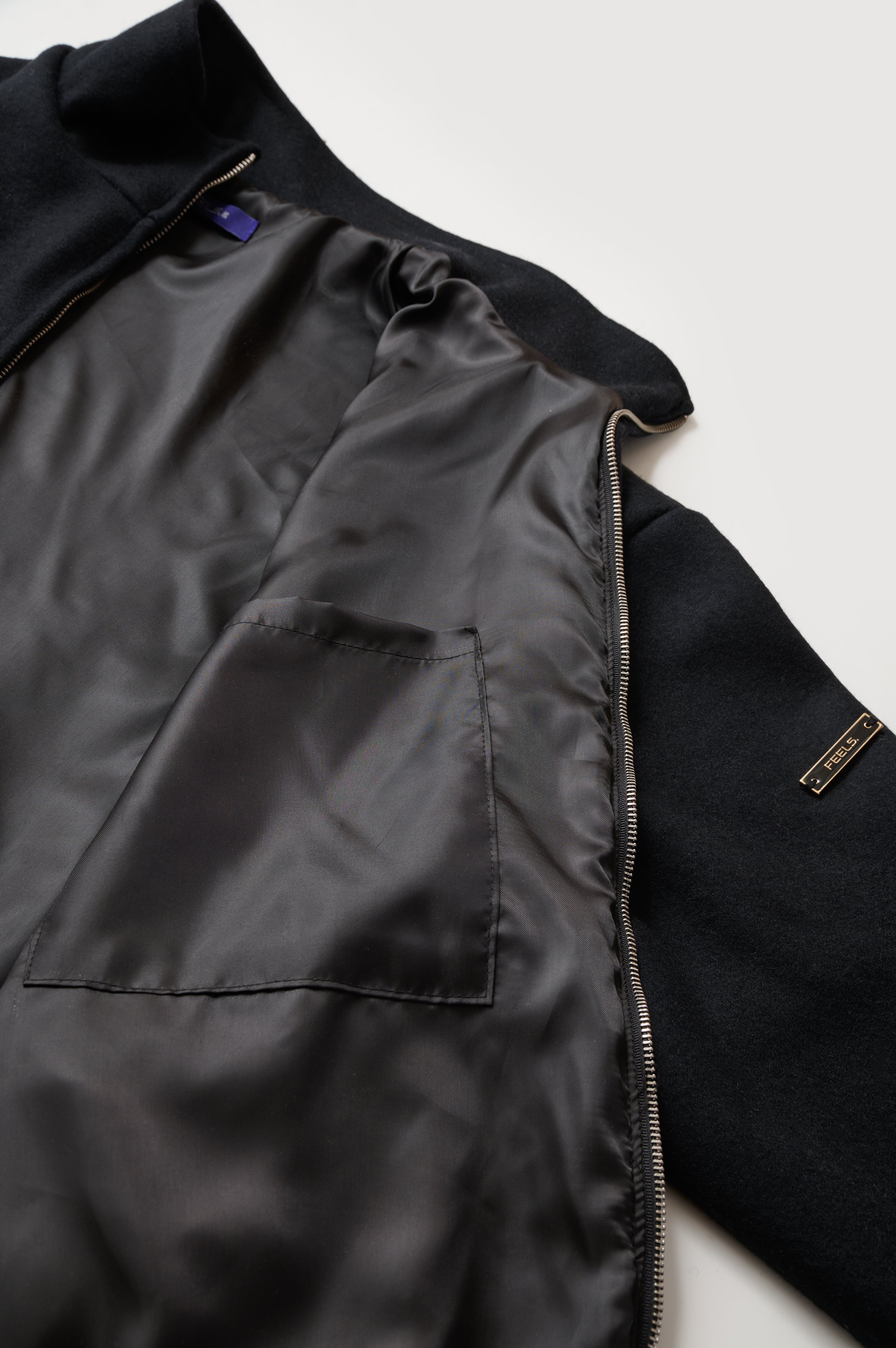 ジャケット・アウター URBAN WOOL BLOUSON BLACK FEELS URBAN WOOL BLOUSON BLACK – FEELS.