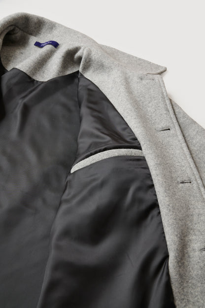 OVERSIZED WOOL COAT LIGHT GRAY