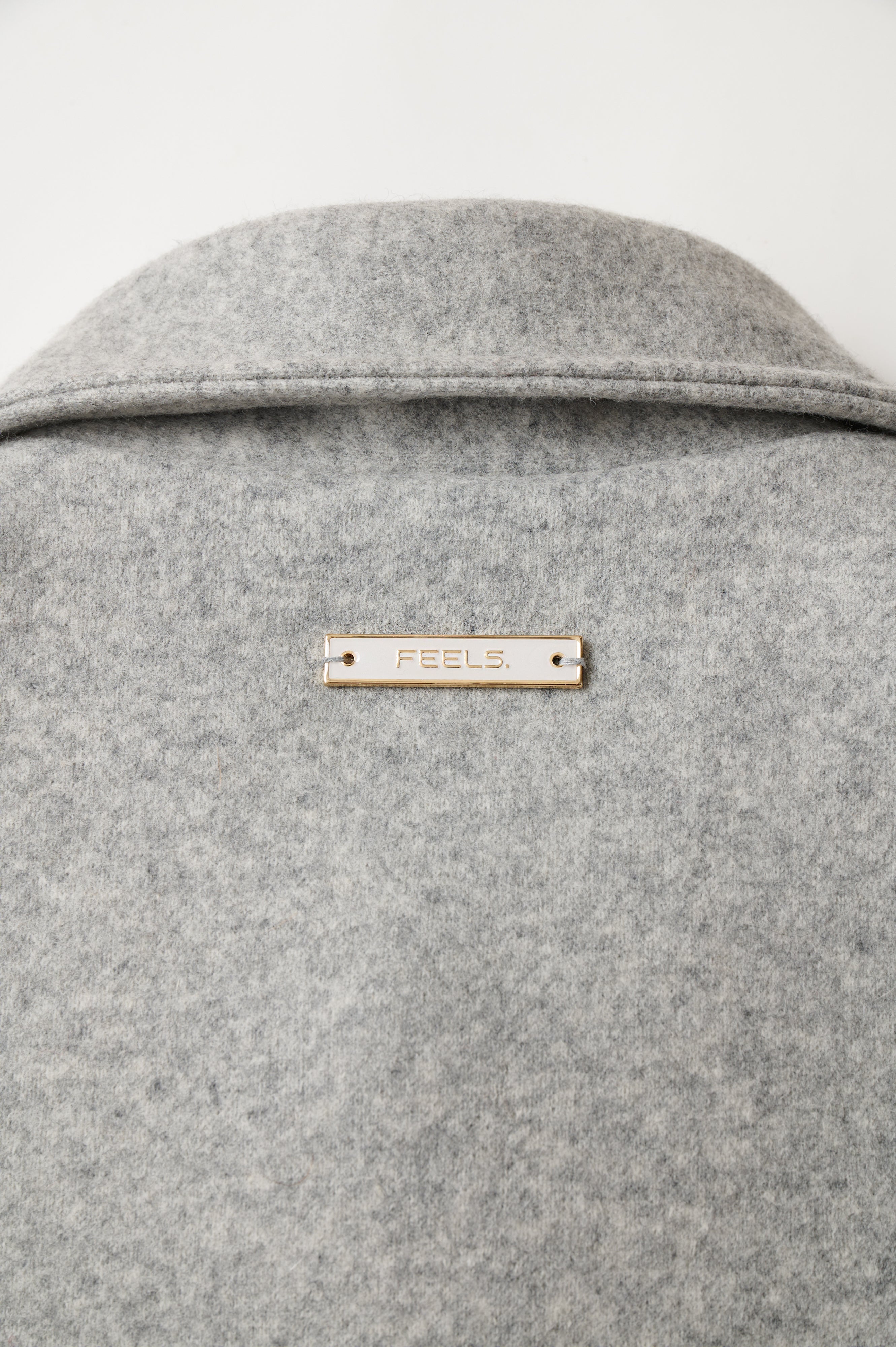 OVERSIZED WOOL COAT LIGHT GRAY – FEELS.
