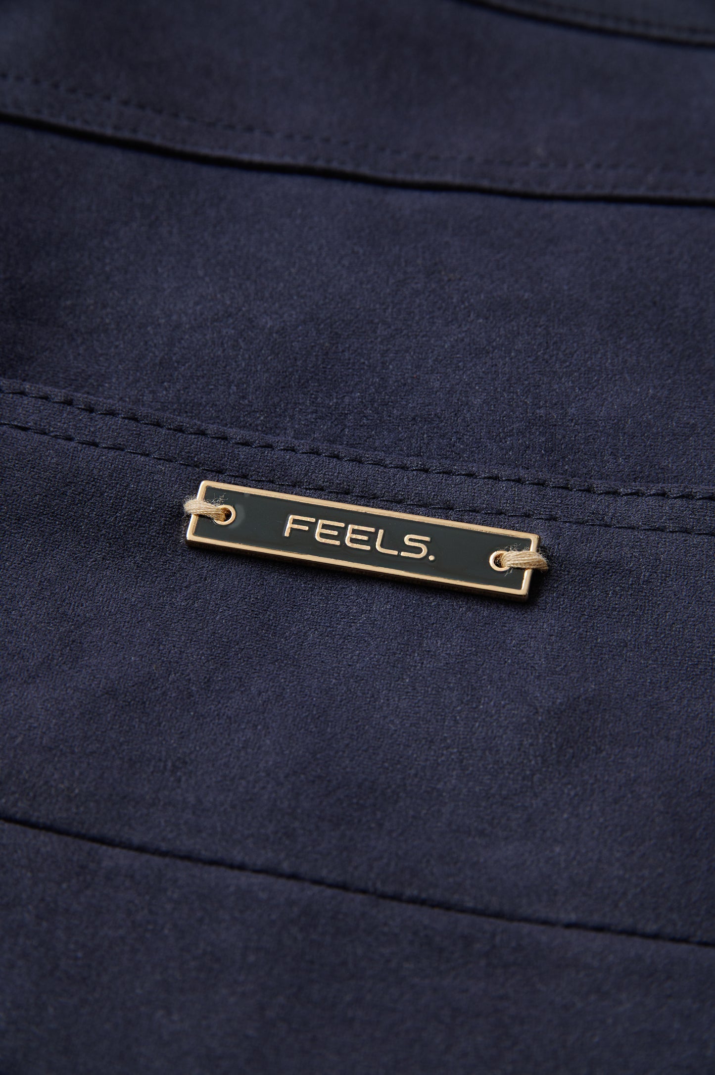 SUEDE TOUCH PANTS NAVY