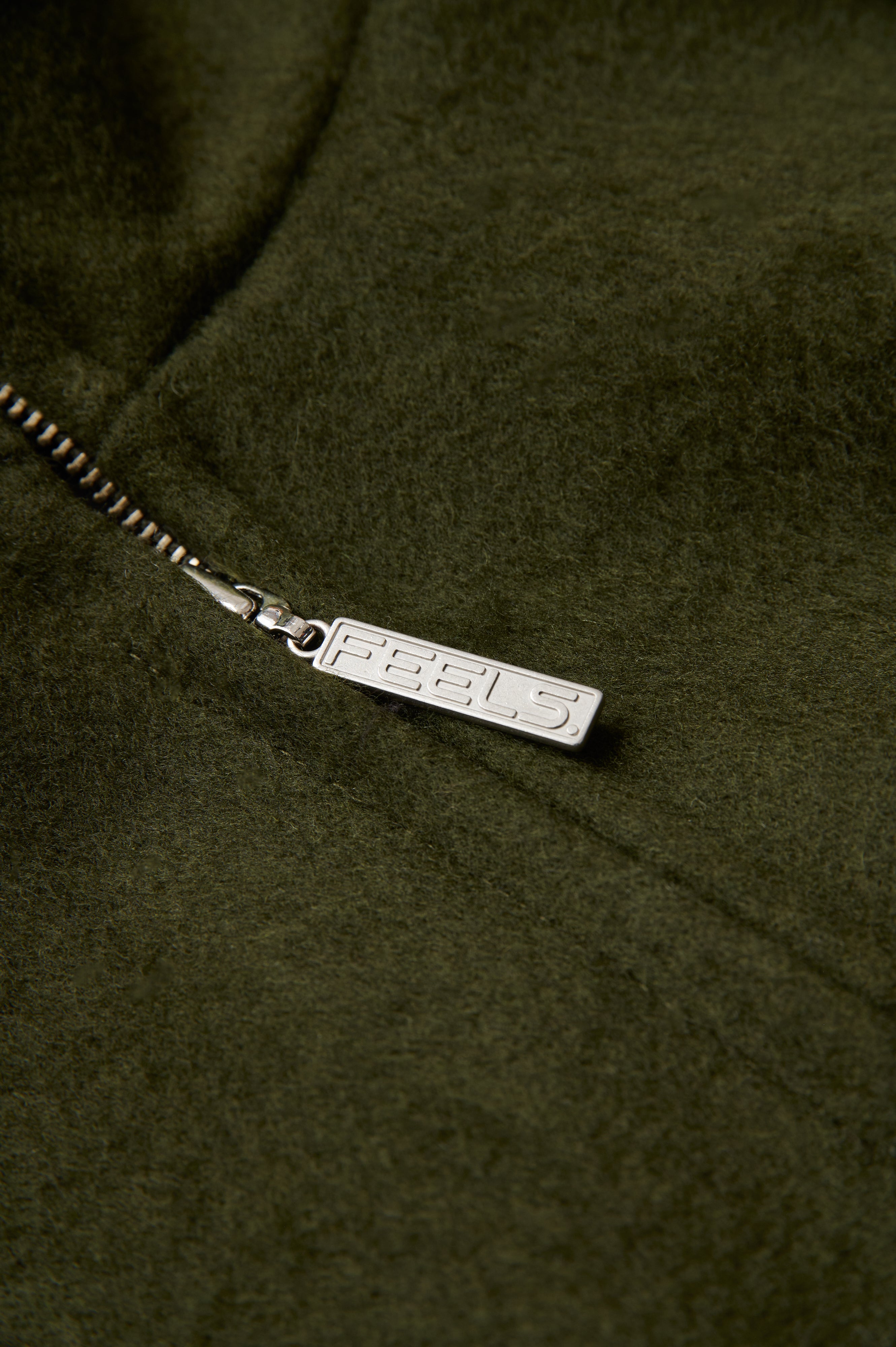 URBAN WOOL BLOUSON MOSS GREEN – FEELS.