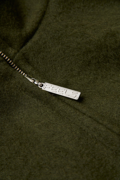 URBAN WOOL BLOUSON MOSS GREEN