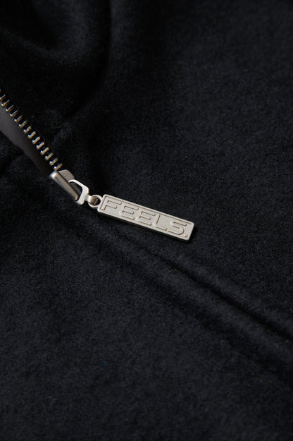 URBAN WOOL BLOUSON BLACK