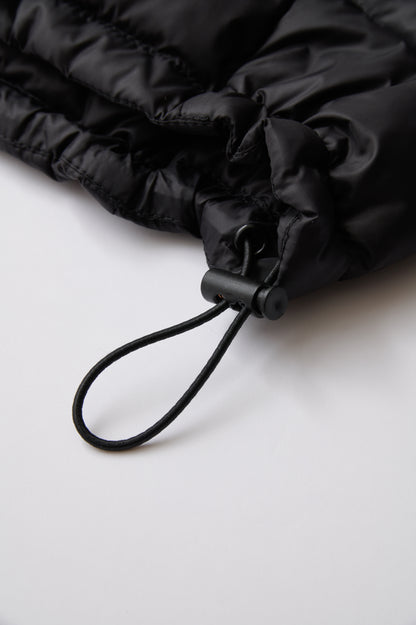 SHELL DOWN JACKET BLACK