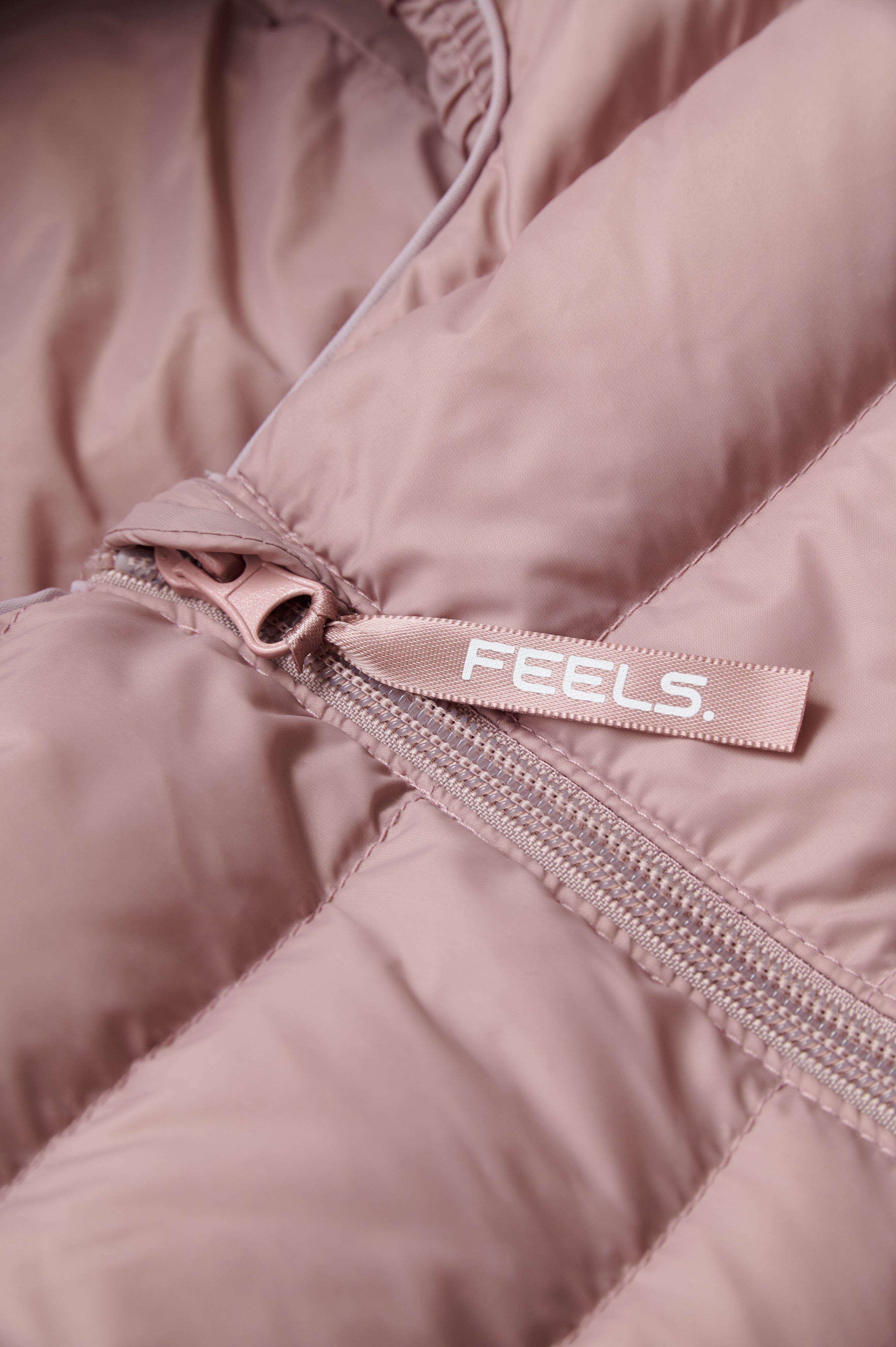 SHELL DOWN JACKET LIGHT PINK – FEELS.