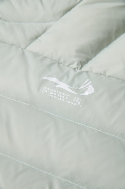 SHELL DOWN JACKET LIGHT GREEN