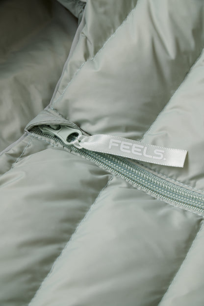 SHELL DOWN JACKET LIGHT GREEN