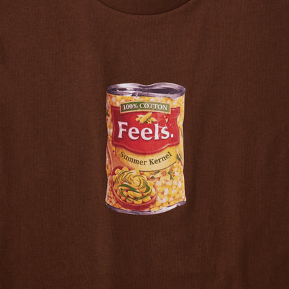 CANNED LOGO T-SHIRT BROWN