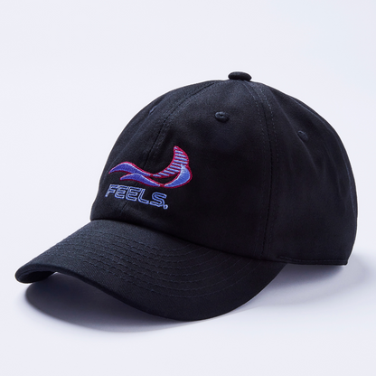 LOGO CAP BLACK – FEELS. LOGO CAP BLACK – FEELS.