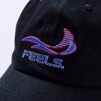 LOGO CAP BLACK – FEELS. LOGO CAP BLACK – FEELS.