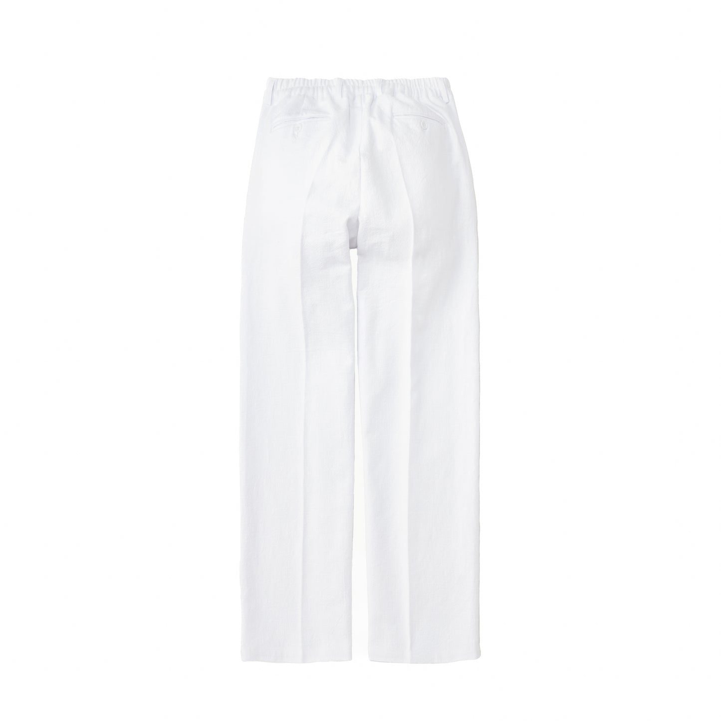 LINEN SLACKS WHITE