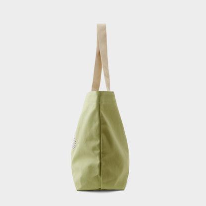 CANVAS TOTE BAG PISTACHIO
