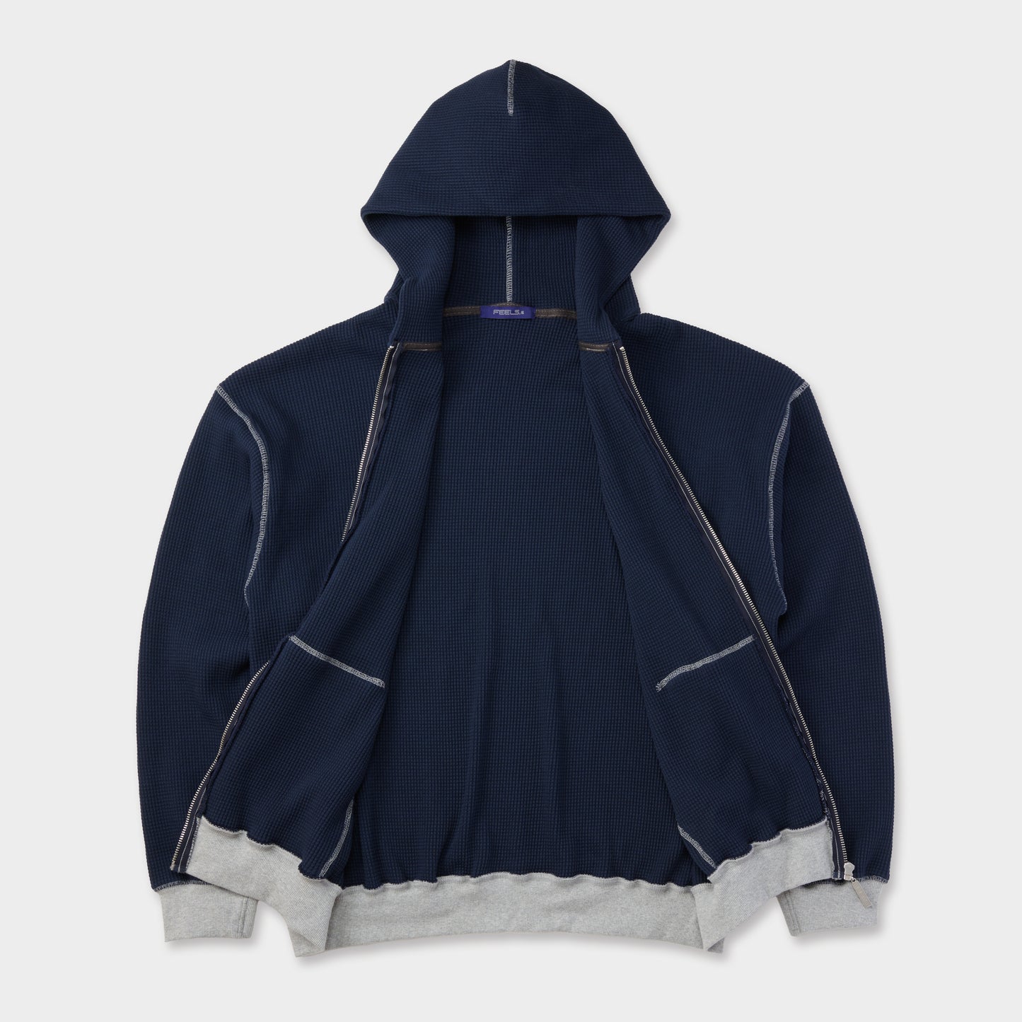HEAVY THERMAL HOODIE NAVY