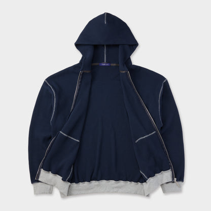 HEAVY THERMAL HOODIE NAVY
