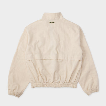 LINEN BLOUSON JACKET BEIGE