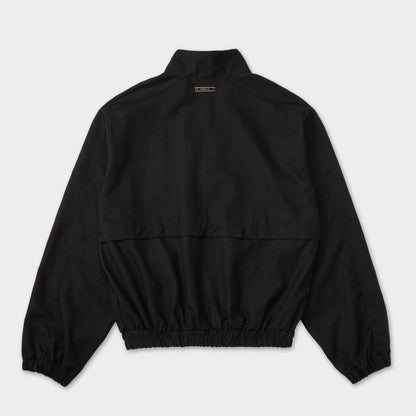 LINEN BLOUSON JACKET BLACK