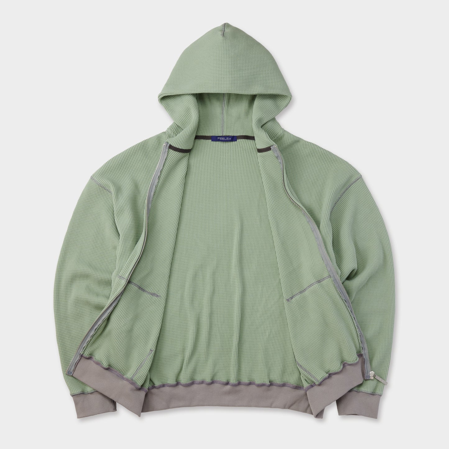 HEAVY THERMAL HOODIE PISTACHIO
