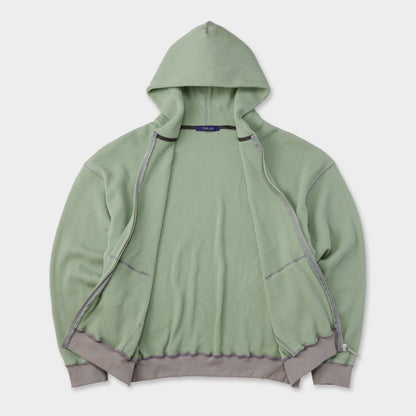 HEAVY THERMAL HOODIE PISTACHIO