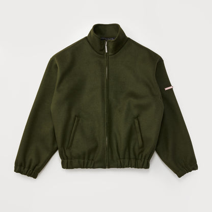 URBAN WOOL BLOUSON MOSS GREEN
