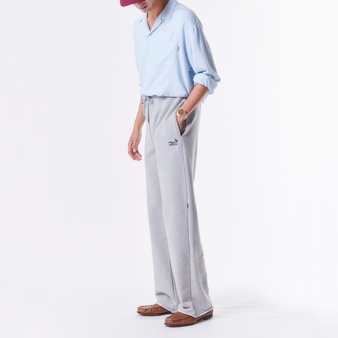 STRAIGHT PANTS GRAY "DRESS CODE LINE"