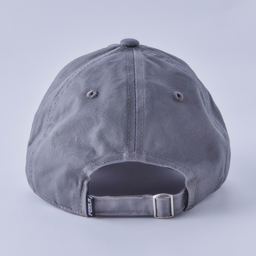 LOGO CAP GRAY – FEELS. LOGO CAP GRAY – FEELS.