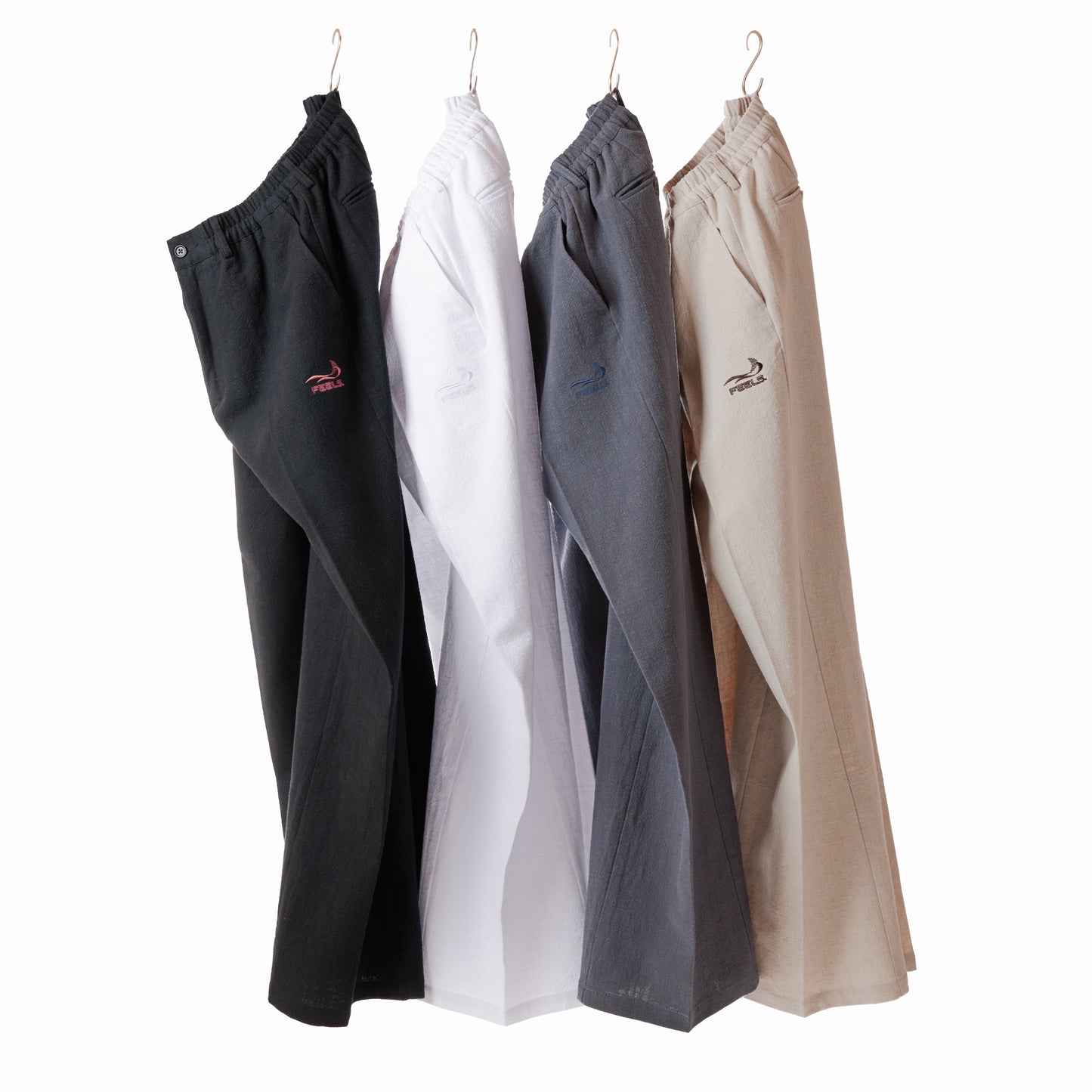 LINEN SLACKS WHITE
