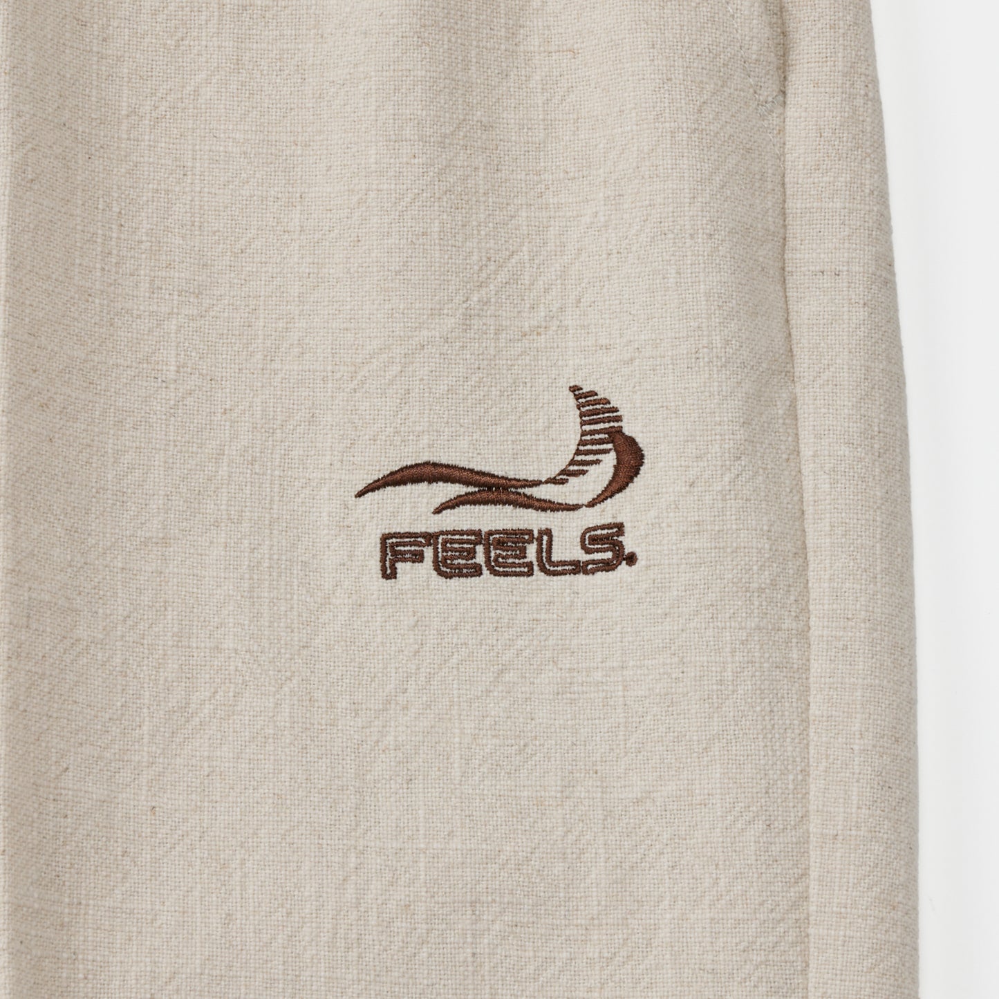 LINEN SLACKS BEIGE