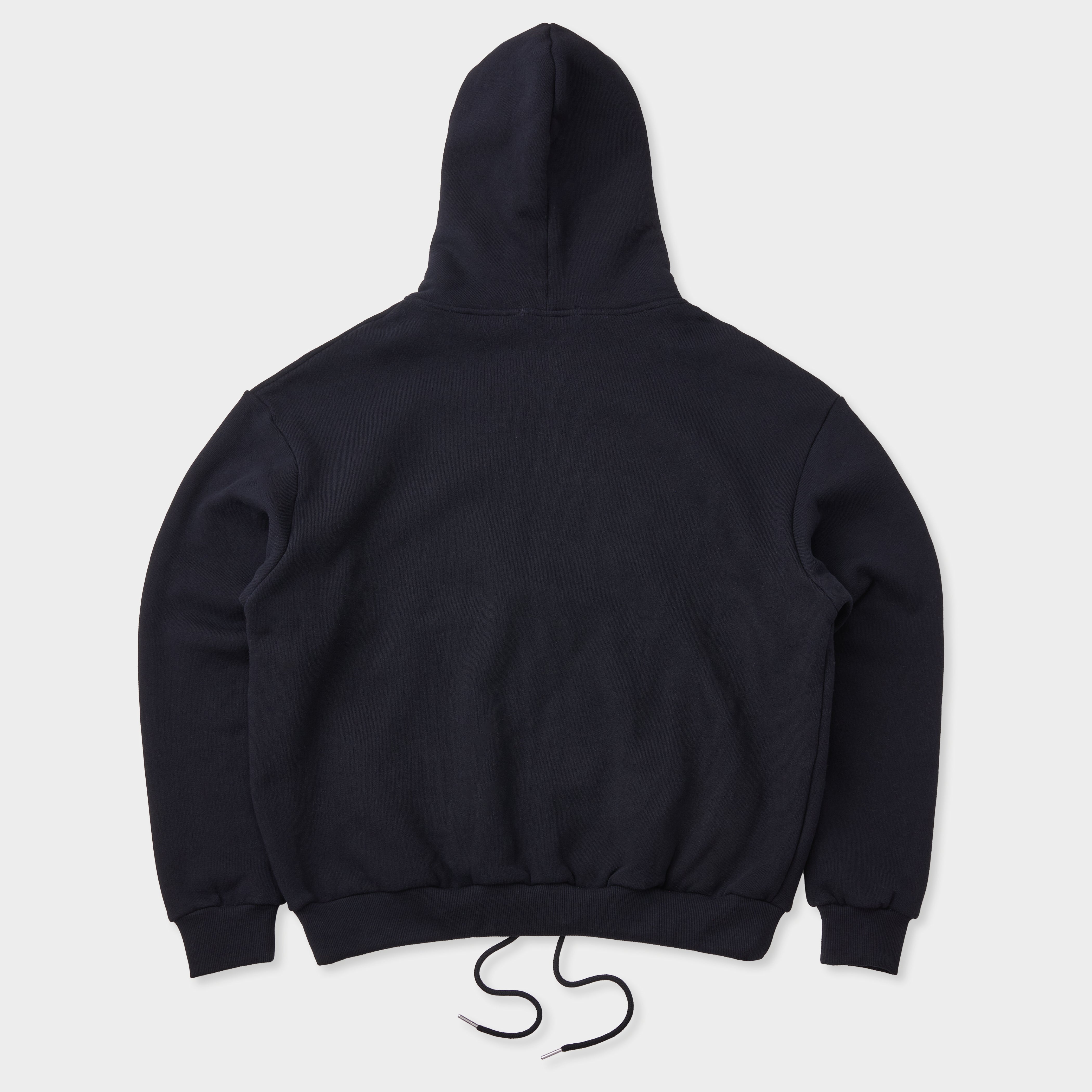 PREMIUM WEIGHT ZIP UP HOODIE BLACK – FEELS.