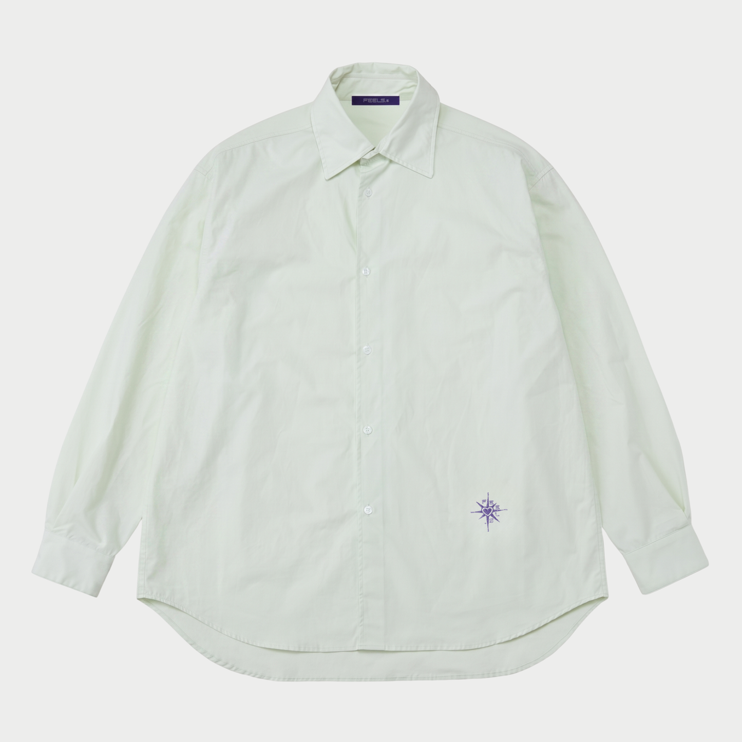 PURE COTTON SHIRT LIGHT GREEN