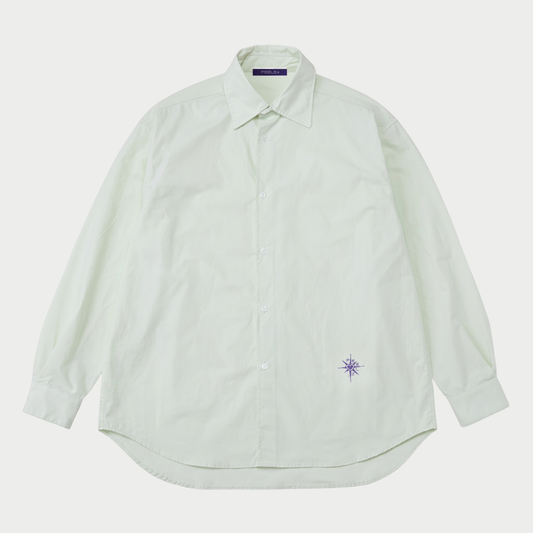 PURE COTTON SHIRT LIGHT GREEN