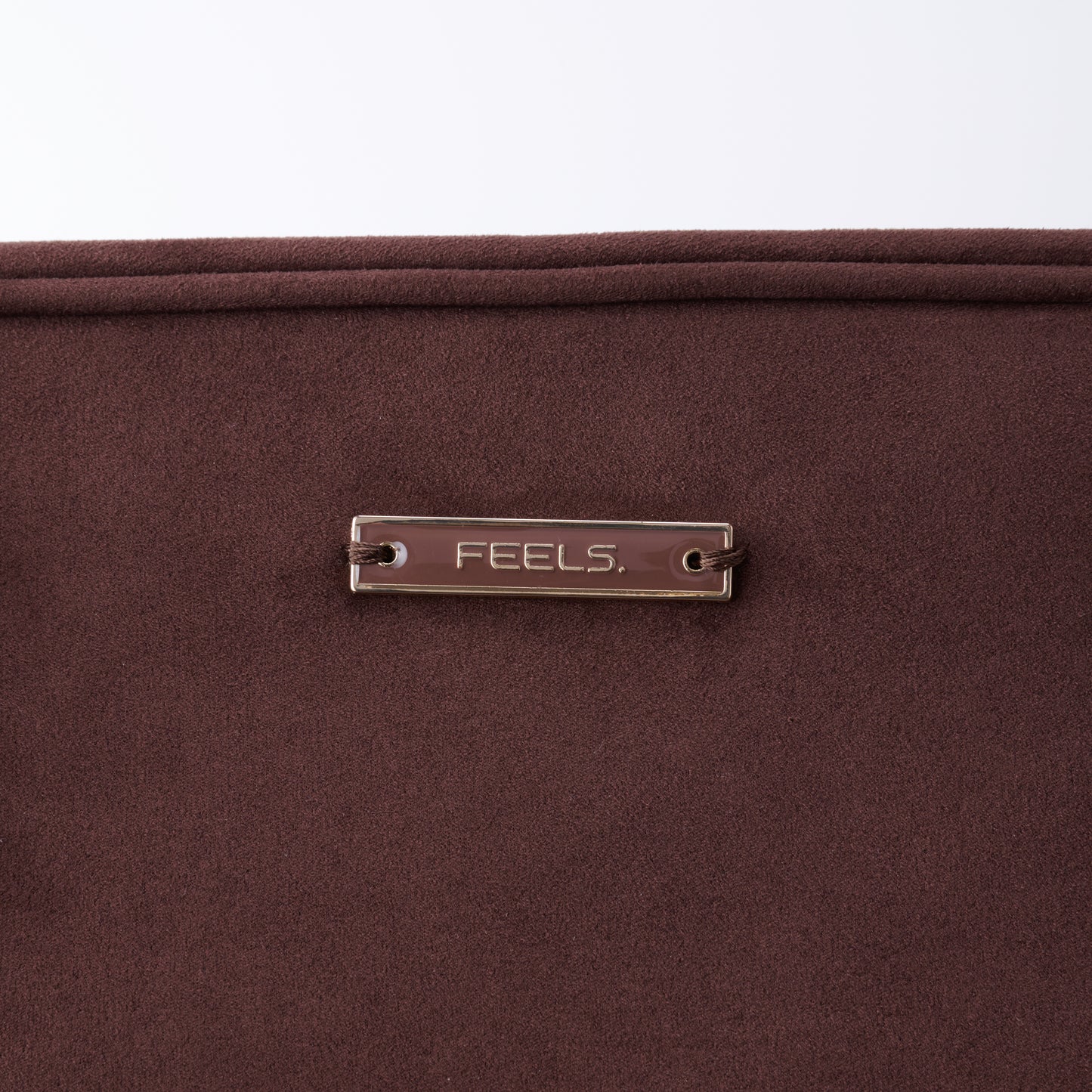 SUEDE TOUCH TRAVEL BAG BROWN