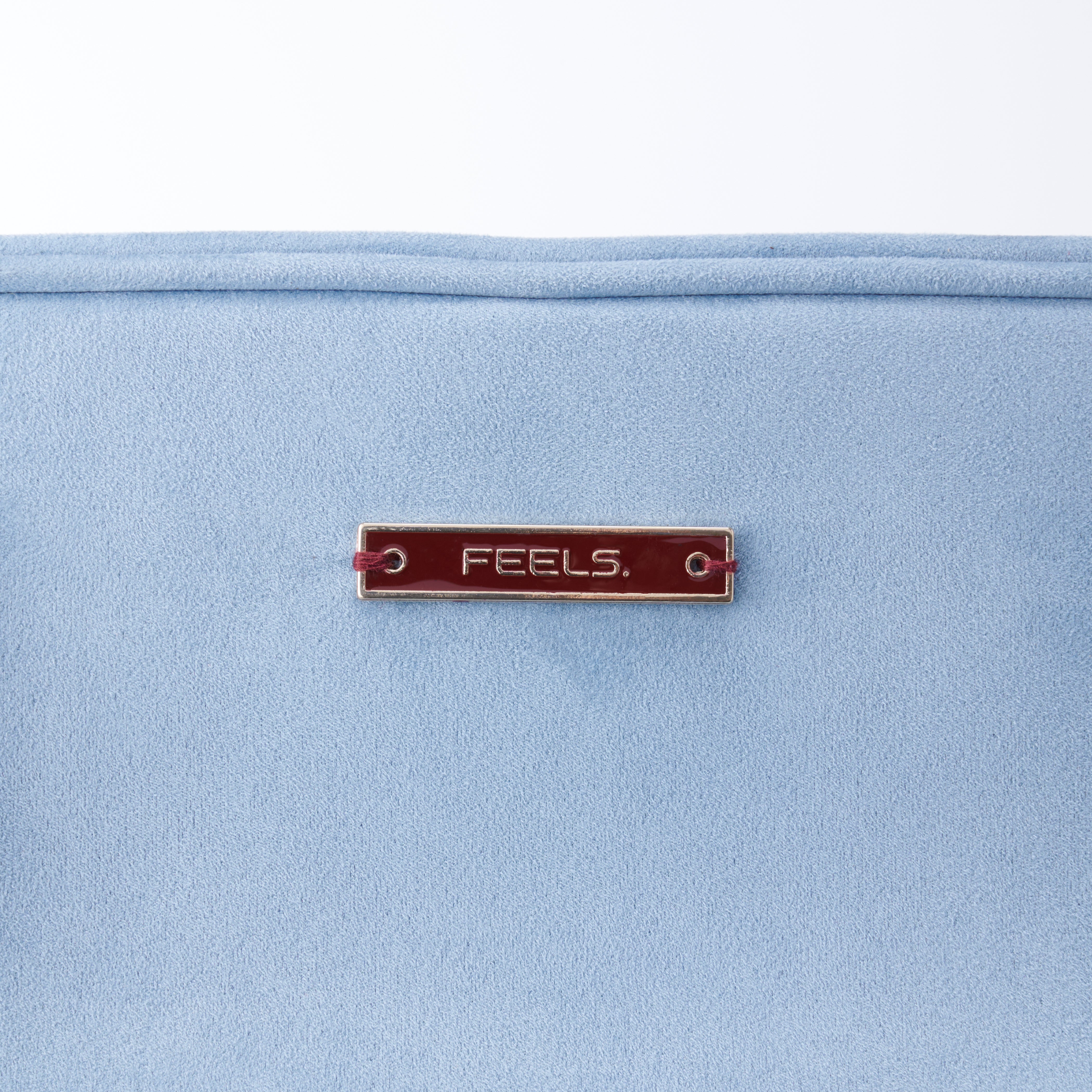 SUEDE TOUCH TRAVEL BAG 2026 SUMMER LIMITED LIGHT BLUE – FEELS.
