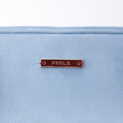 SUEDE TOUCH TRAVEL BAG 2026 SUMMER LIMITED LIGHT BLUE