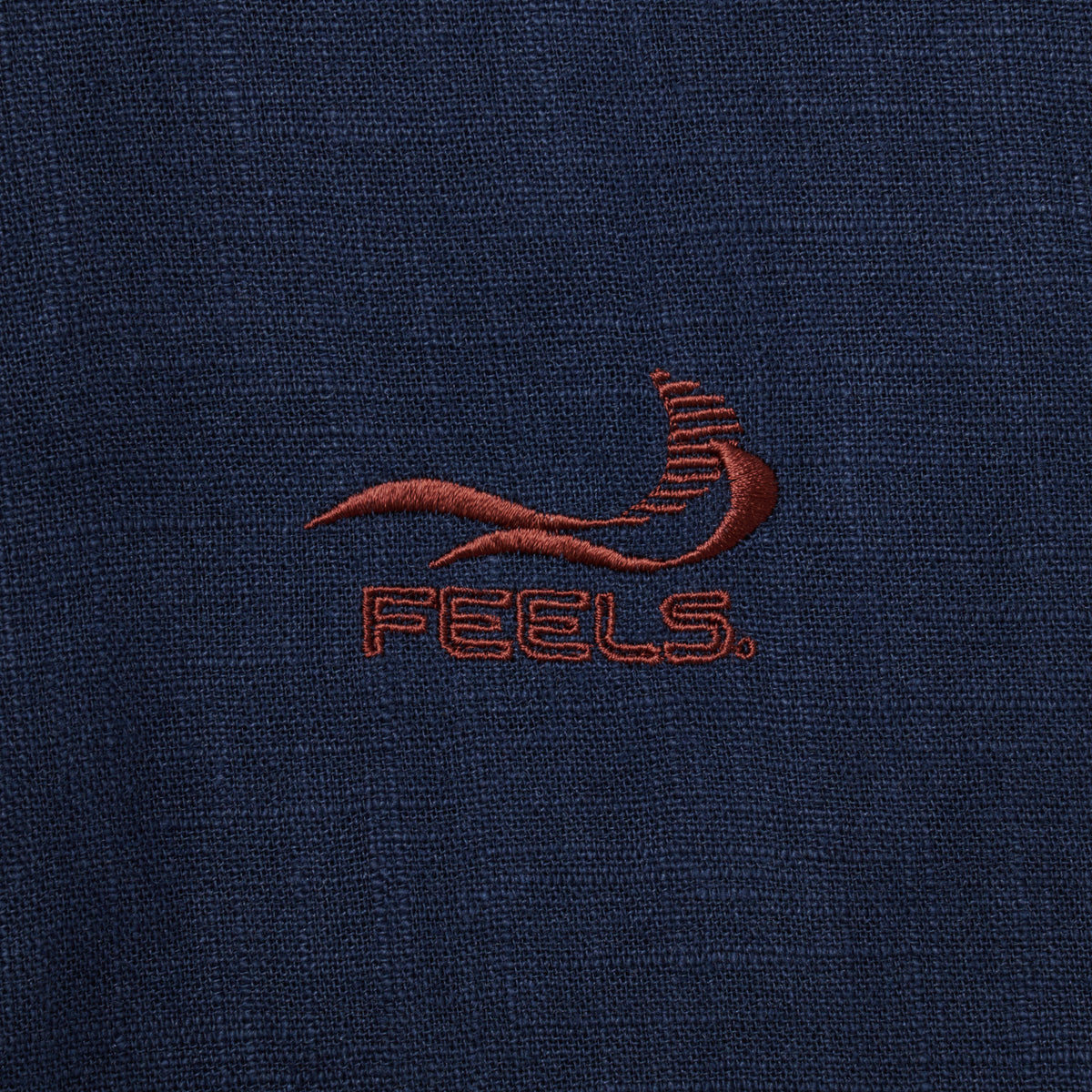 LINEN BLOUSON JACKET NAVY