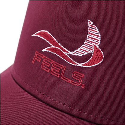 ORIGINAL MESH 5PANEL CAP WINE RED