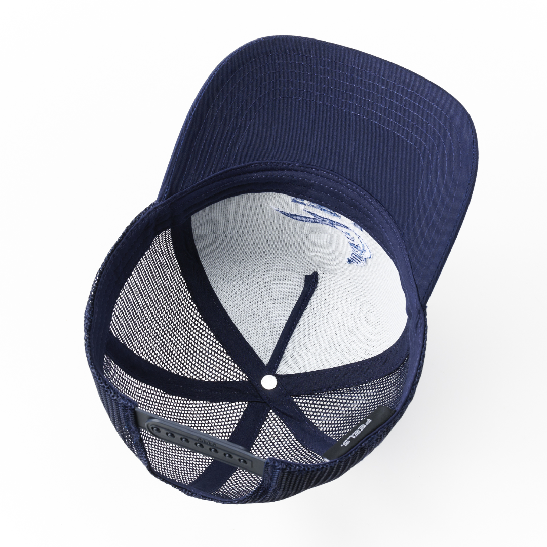 ORIGINAL MESH 5PANEL CAP NAVY – FEELS. ORIGINAL MESH 5PANEL CAP NAVY – FEELS.