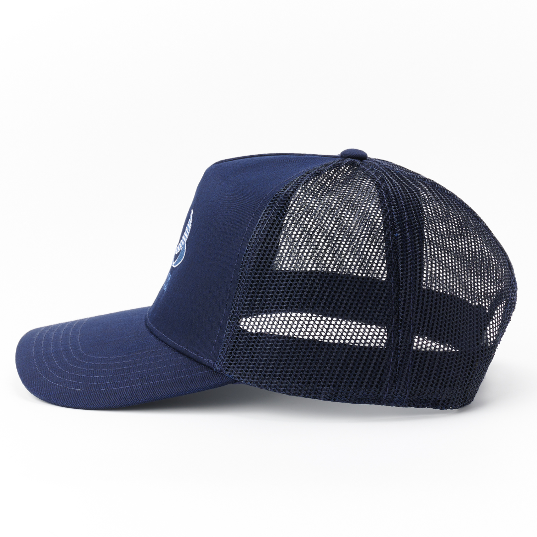 ORIGINAL MESH 5PANEL CAP NAVY – FEELS. ORIGINAL MESH 5PANEL CAP NAVY – FEELS.
